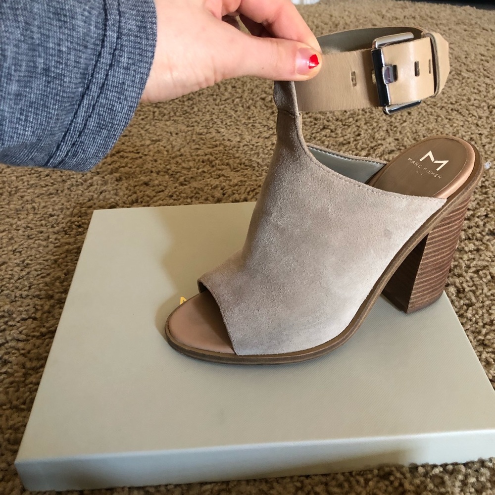 Steve Madden tan sandals (booties)